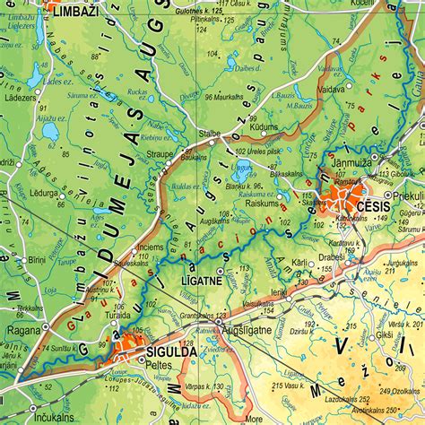 geolatvija.lv|latvijas fizioģeogrāfiskā karte.